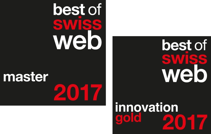Awards Best of Swiss Web und Master