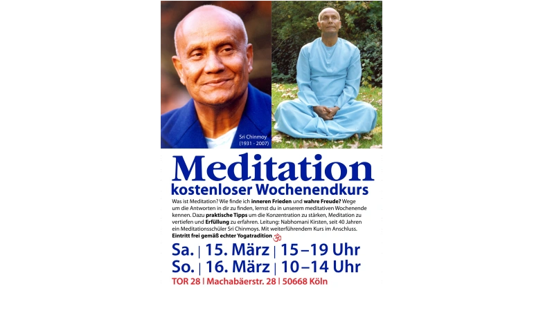 Meditation - Kostenloser Wochenendkurs Tickets