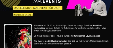 Event-Image for 'ArtxPainting Malevent "Hahn" 26. Juli 2025 in Dietenhofen'