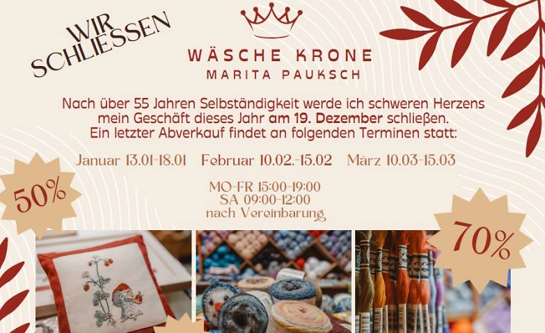 Event-Image for 'Aktionswochen ALLES SOLL RAUS bis zu 70 % Rabatt'