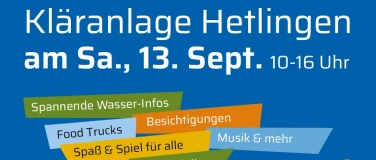 Event-Image for 'Tag der offenen Tür auf der Kläranlage Hetlingen'