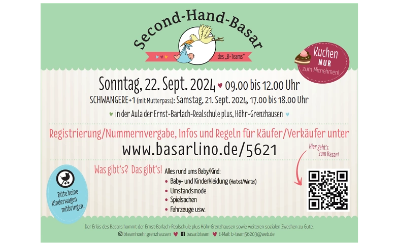 Event-Image for 'Herbstbasar Kinder-Secondhand B-Team Höhr-Grenzhausen 2024'