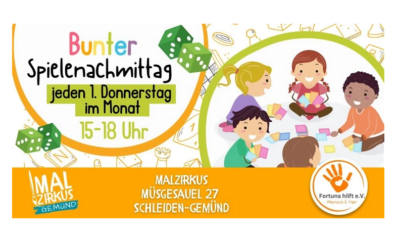 Bunter Spielenachmittag Tickets