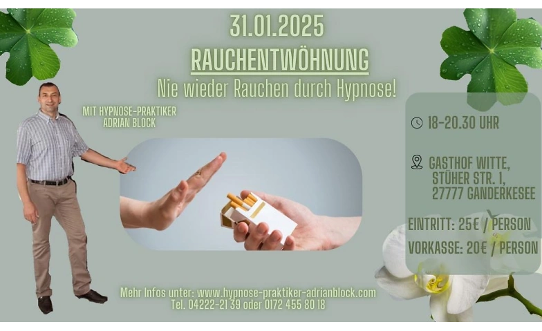 Event-Image for 'Raucherentwöhnung durch Hypnose'