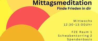 Event-Image for 'Meditation am Mittag, finde Frieden in dir - beim Schwabento'