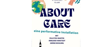 Event-Image for 'About care - eine performative Installation'