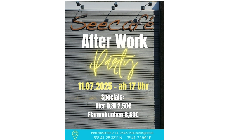 AFTER WORK - PARTY im SEECAF&Eacute; Billets