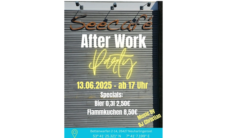 AFTER WORK - PARTY im SEECAF&Eacute; Tickets