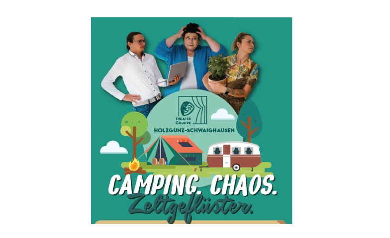 Event-Image for 'Camping. Chaos. Zeltgeflüster. - Theaterkomödie in 3 Akten.'