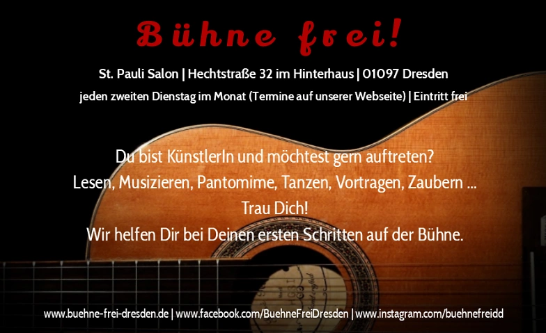 &quot;B&uuml;hne frei!&quot; Dresden ${singleEventLocation} Tickets