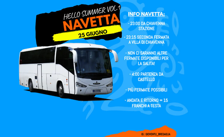Hello Summer vol. 1 Navetta Palazzo Castelmur, Bregaglia Tickets