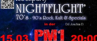 Event-Image for 'Rockparty NIGHTFLIGHT in der Homburger Papiermühle!'