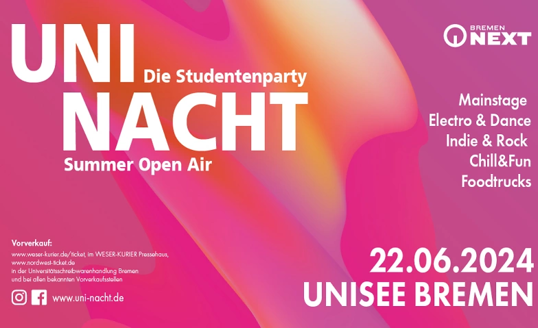 Event-Image for 'UNI NACHT BREMEN Summer Open Air 2024'