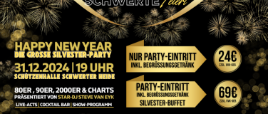 Event-Image for '𝗦𝗖𝗛𝗪𝗘𝗥𝗧𝗘 𝗙𝗘𝗜𝗘𝗥𝗧 - Die große Silvester-Party'