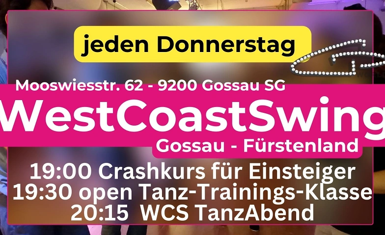 Event-Image for 'WestCoastSwing TanzAbend ab 18 ohne TanzpartnerIn möglich'