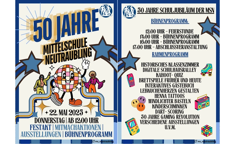 Event-Image for '50 Jahre Mittelschule Neutraubling – vielfältiges Programm'