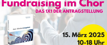 Event-Image for 'Fundraising im Chor - das 1x1 der Antragstellung'