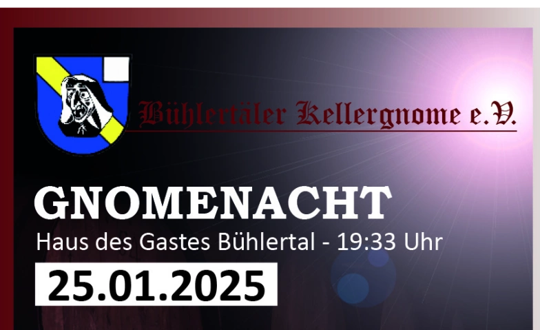 Event-Image for '6. Gnomenacht der Bühlertäler Kellergnome e.V.'