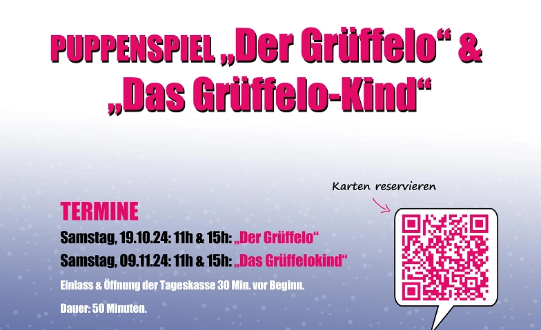 Puppentheater: &quot;Das Gr&uuml;ffelokind&quot; ${singleEventLocation} Tickets