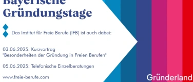 Event-Image for 'Gründungstage Bayern: Vortrag zur Gründung in Freien Berufen'