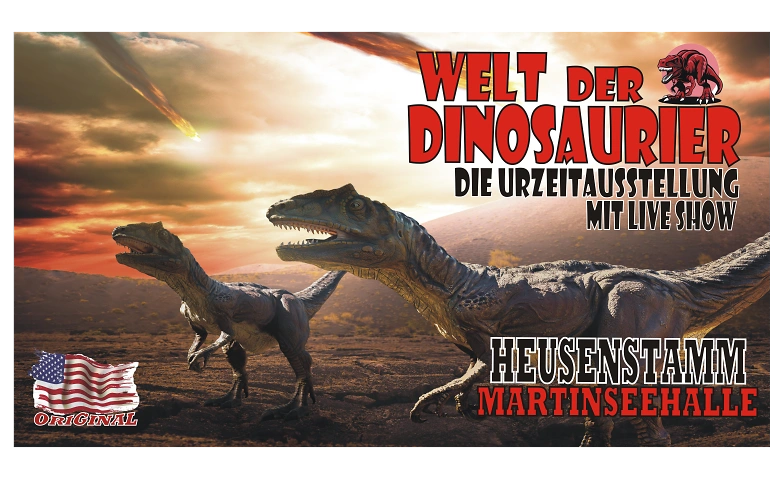 Event-Image for 'Welt der Dinosaurier - Heusenstamm Martinseehalle'