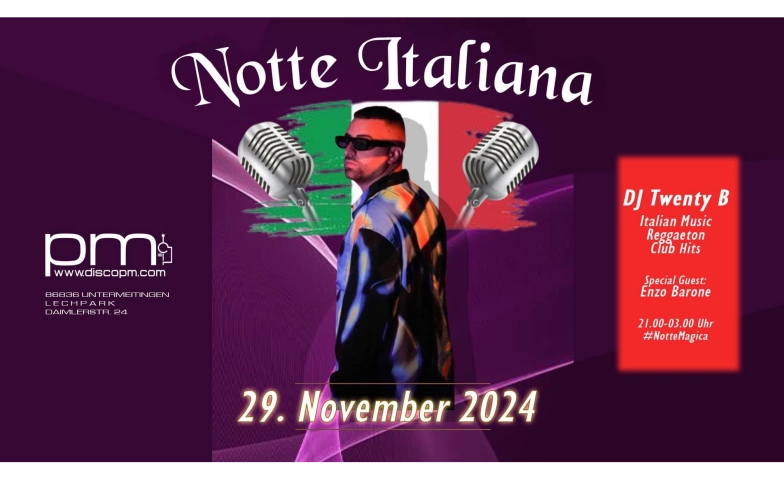 Event-Image for 'Notte Italiana P.M Untermeitingen'