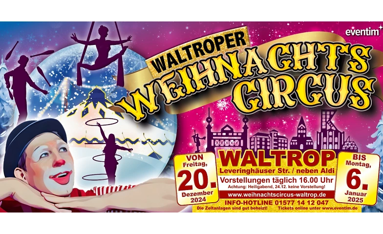 Weihnachtscircus Waltrop ${singleEventLocation} Tickets