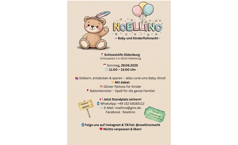 Event-Image for 'Noellino - Baby und Kinderflohmarkt'