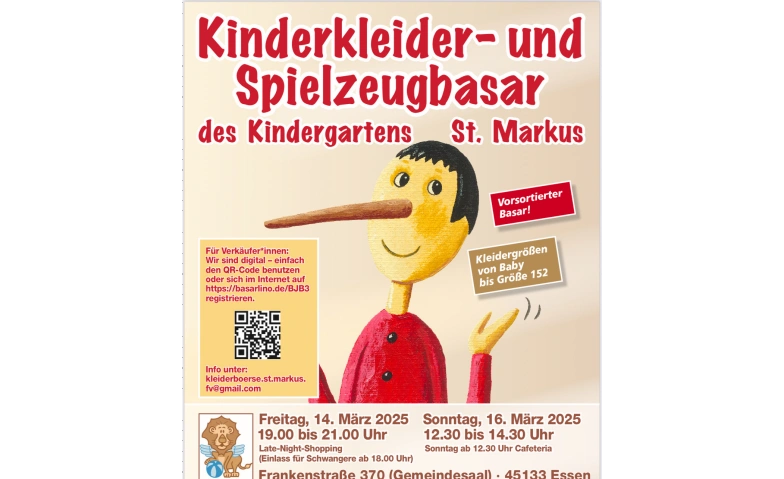 Event-Image for 'Kinderkleider- und Spielzeugbasar der Kita St. Markus'