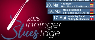 Event-Image for 'Inninger Blues Tage 2025 - 9./10 Mai und 16/17. Mai'