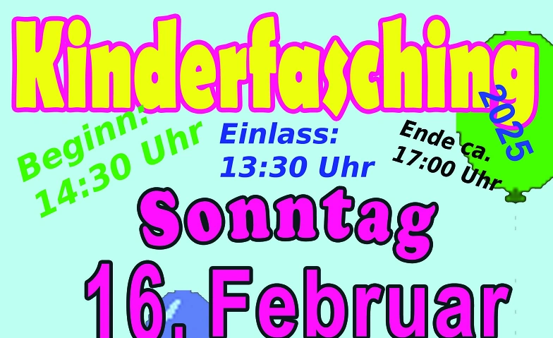 Kinderfasching 2025 in N&uuml;rnberg Sonntag 16.02.2025 ${singleEventLocation} Tickets