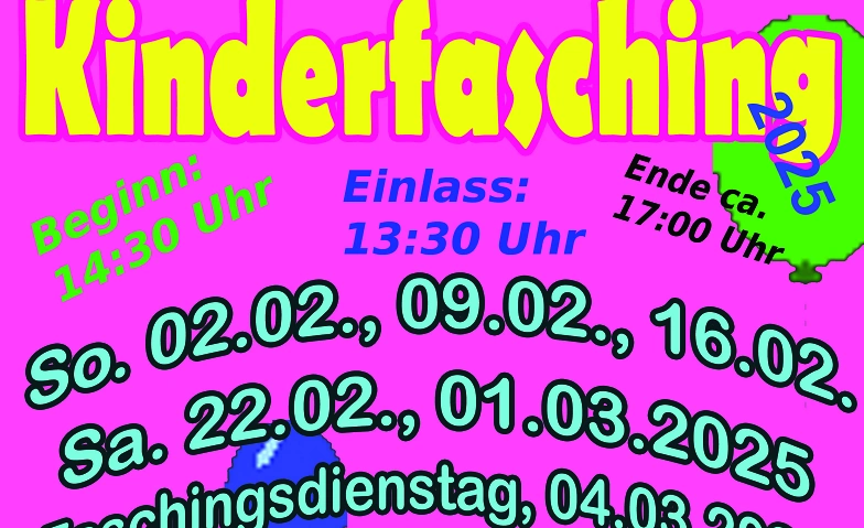 Kinderfasching 2025 in N&uuml;rnberg Sonntag 02.02.2025 ${singleEventLocation} Tickets