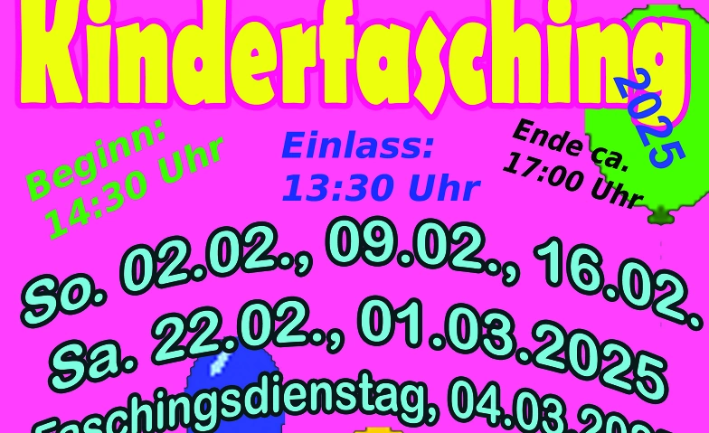 Kinderfasching 2025 in N&uuml;rnberg 09.02.2025 ${singleEventLocation} Tickets