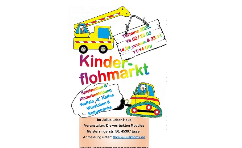 alles Rund ums Kind - Kindersachenflohmarkt im Julius Tickets