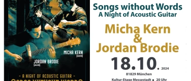 Event-Image for 'Micha Kern & Jordan Brodie - A Night of Acoustic Guitar'