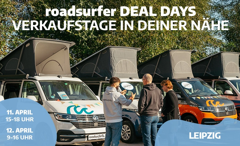 Camper Verkaufstage - roadsurfer DEAL DAYS Tickets