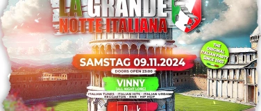 Event-Image for 'La Grande Notte Italiana @ P+K Club Reutlingen'