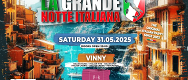 Event-Image for 'La Grande Notte Italiana @ P+K Club Reutlingen'