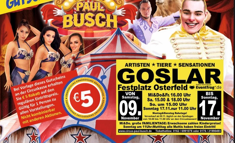 Circus Paul Busch - Tournee 2024 - Goslar ${singleEventLocation} Tickets