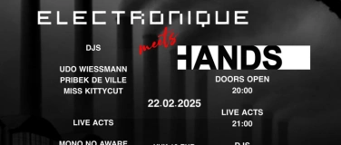 Event-Image for 'MUSIQUE ELECTRONIQUE meets HANDS'