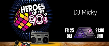 Event-Image for 'Heroes of the 90ies - 90er Party im GES in Geseke mit DJ Mic'