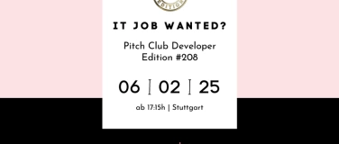 Event-Image for 'Pitch Club Developer Edition #208 - Stuttgart'