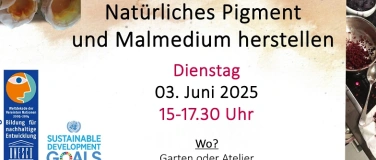 Event-Image for 'Workshop - Natürliches Pigment und Malmedium herstellen'