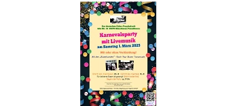 Event organiser of Karnevalsparty mit Live-Musik