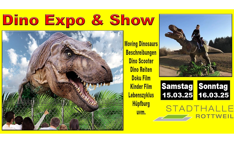 Event-Image for 'Dino Expo & Show Stadthalle Rottweil'