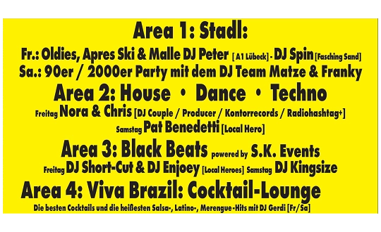 Sponsoring logo of Samstag Party-Weekend 2025 event