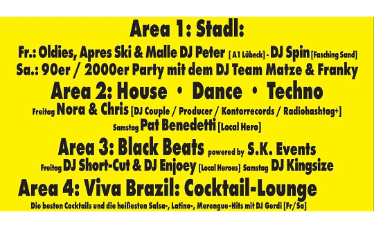 Sponsoring logo of Freitag Party-Weekend 2025 event
