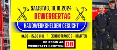 Event-Image for 'Bewerbertag für Handwerker in Kempten - DB REGIO AG'