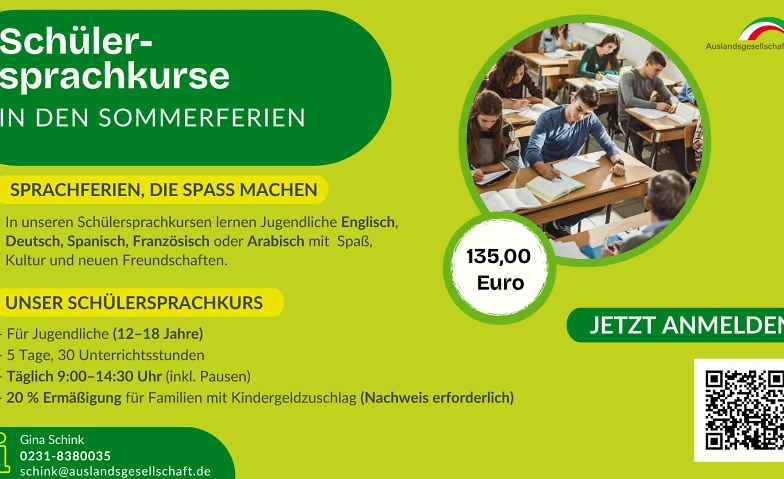 Event-Image for 'Schülersprachkurse in den Sommerferien'