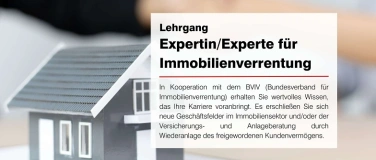 Event-Image for 'Fortbildung: Expertin/Experte Immobilienverrentung (BVIV'
